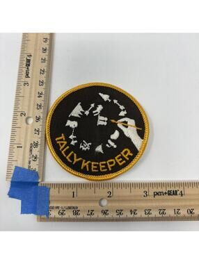 Vintage Boy Scouts Tally Keeper Activity Patch Badge BSA Collectible